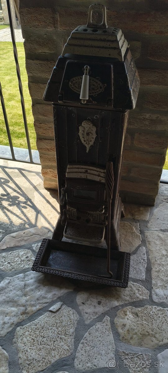 Starožitné liatinové kachle - 5