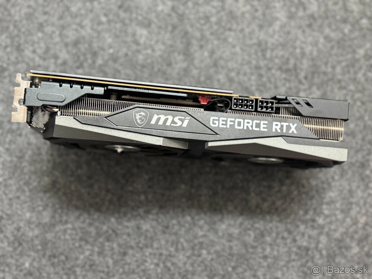 Predám kartu MSI GeForce RTX 3060 Ti GAMING X 8GB - 5