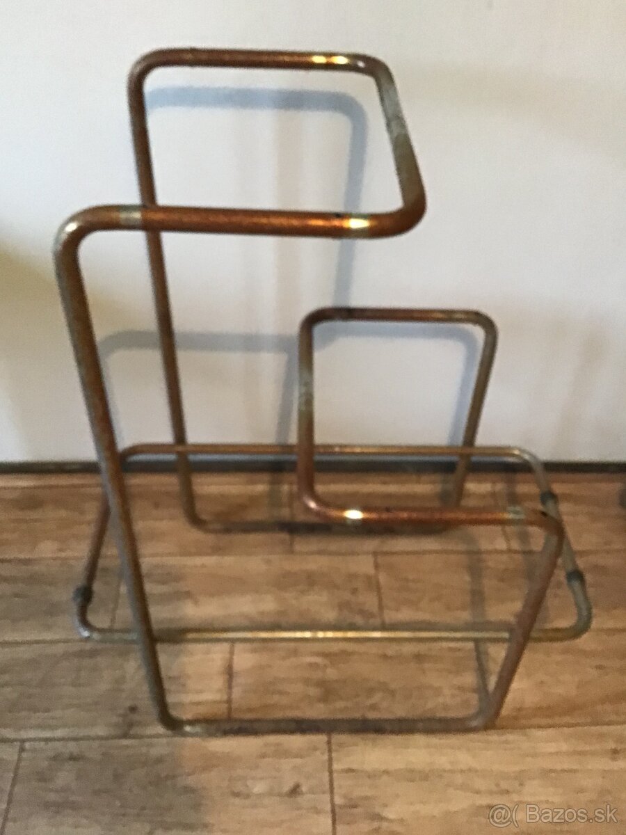 CHROMOVý STOJAN NA KVETY GUYOT B 136 1920-40 - 5