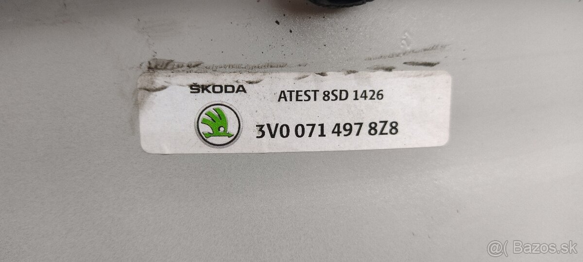 Originál Alu disky Škoda 6,5x17H2 5x112 ET41 - 5