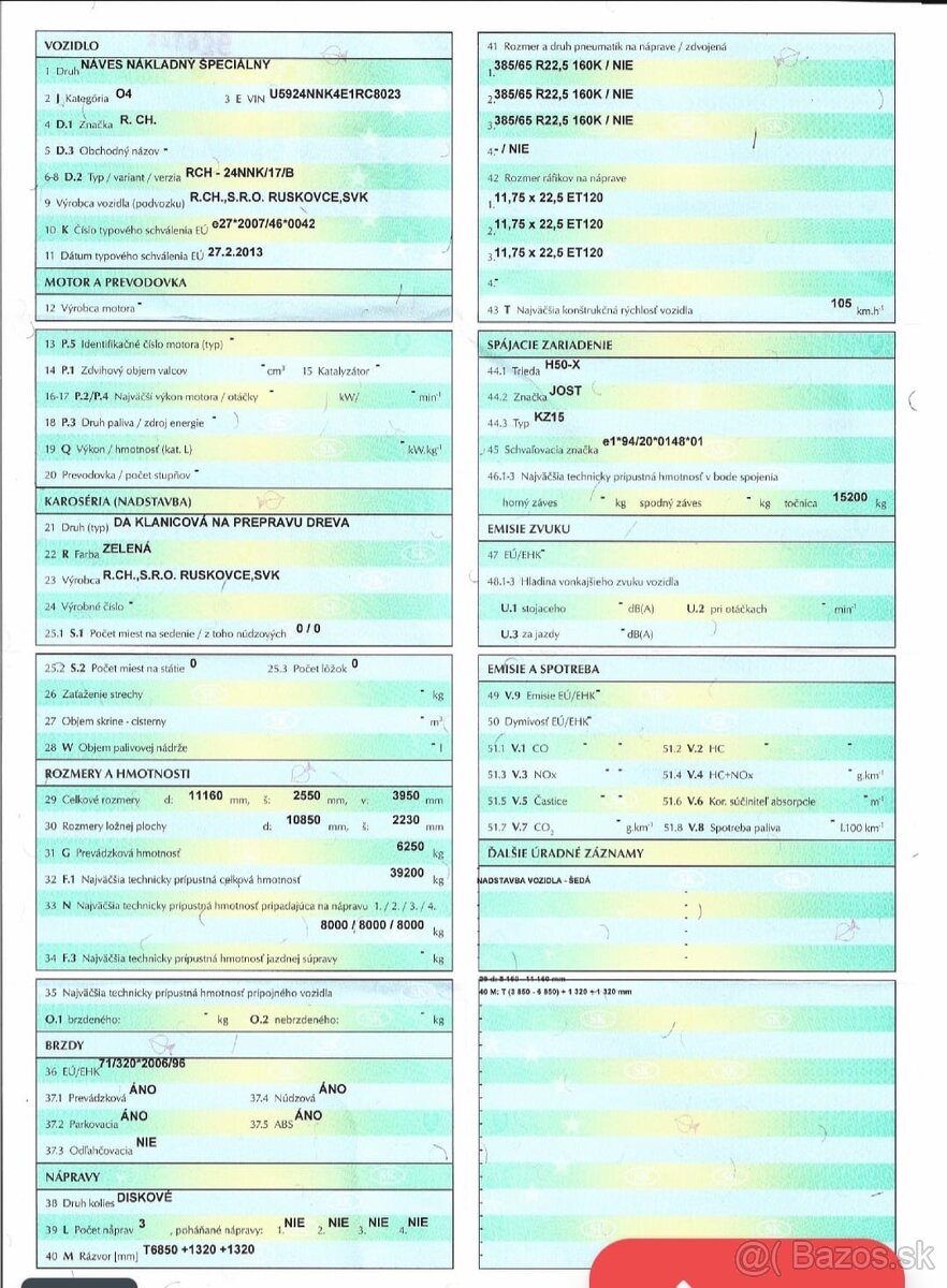 Naves roztahovaci R.CH: - 5
