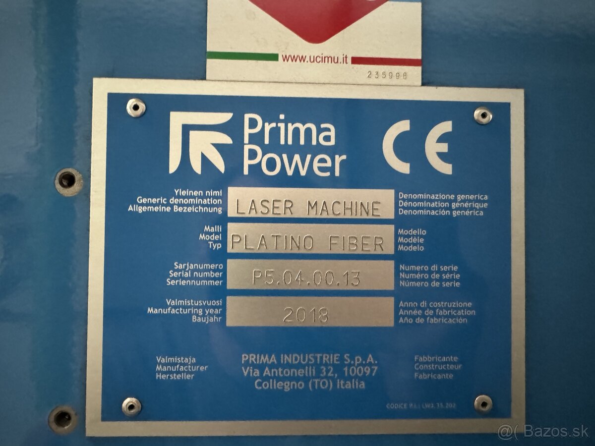 Laser Prima Power Platino Fiber 4kw - 5