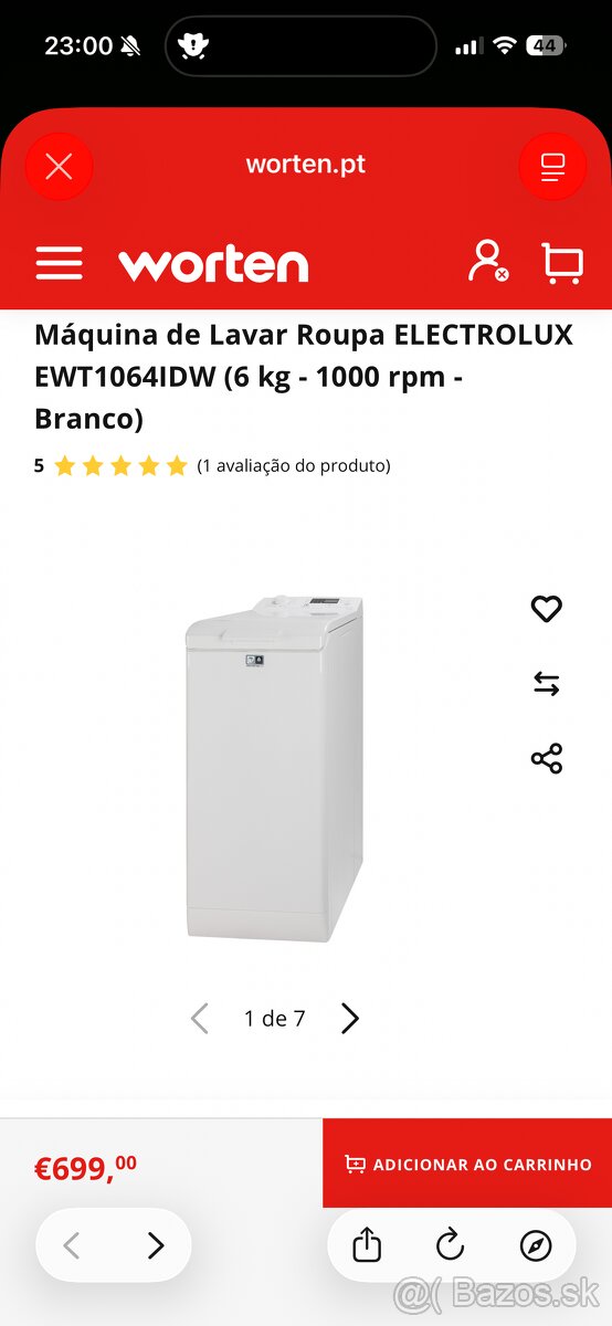 Práčka Electrolux 6KG 1000/ot - 5