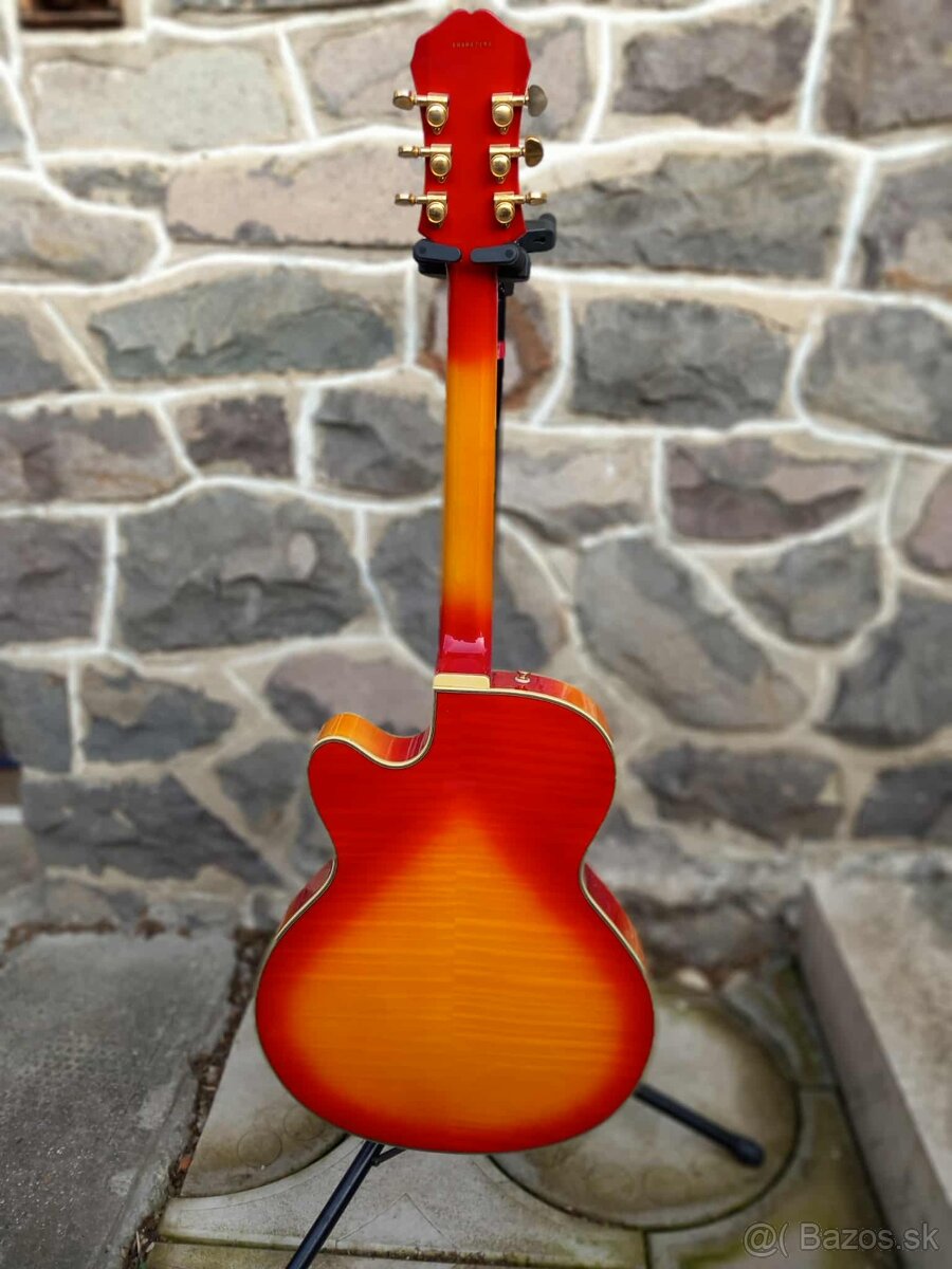 Epiphone Emperor ll Joe Pass Heritage Cherry Sunburst - 5
