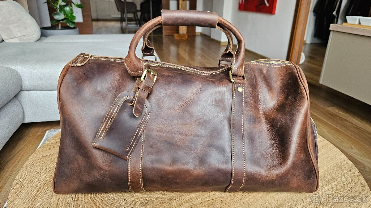 Panska kozena cestovna taska - 5