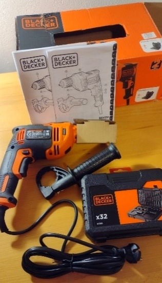 Príklepová vŕtačka Black+Decker BEH710SA2-QS - 5