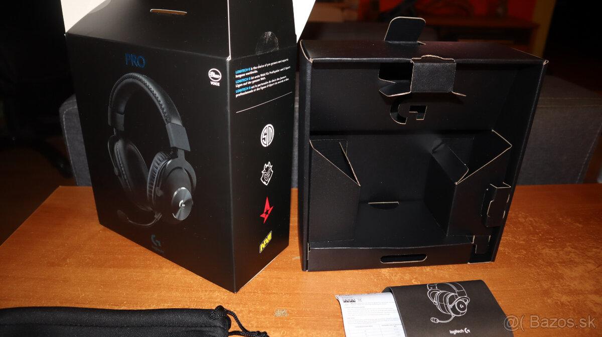 Logitech G Pro X profesionálne herné slúchadlá - 5