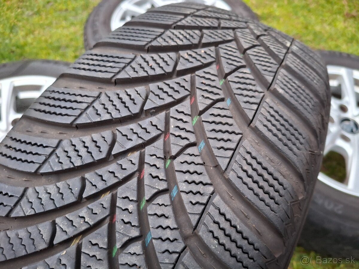 16" ALU 5x112 (škoda a iné) + zimné 205/60 r16 7,5mm TOP - 5