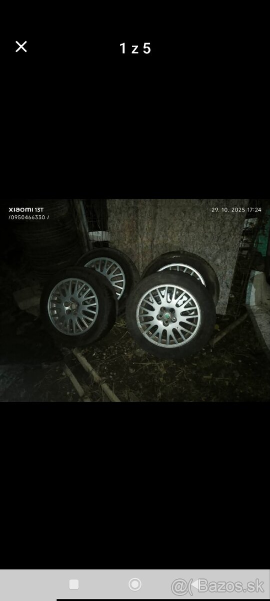 Predám 4ks elektrony SPIDER 5X100 206/55R16 - 5