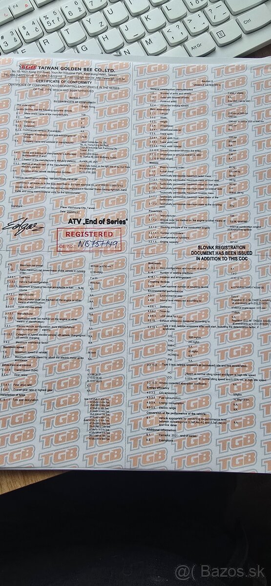 Predam TGB 1000 blade L7e - 5