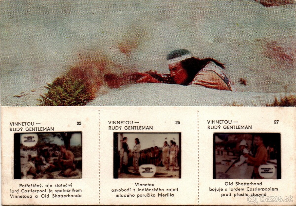WINNETOU POHLADNICE S DIAPOZITIVMI - 5