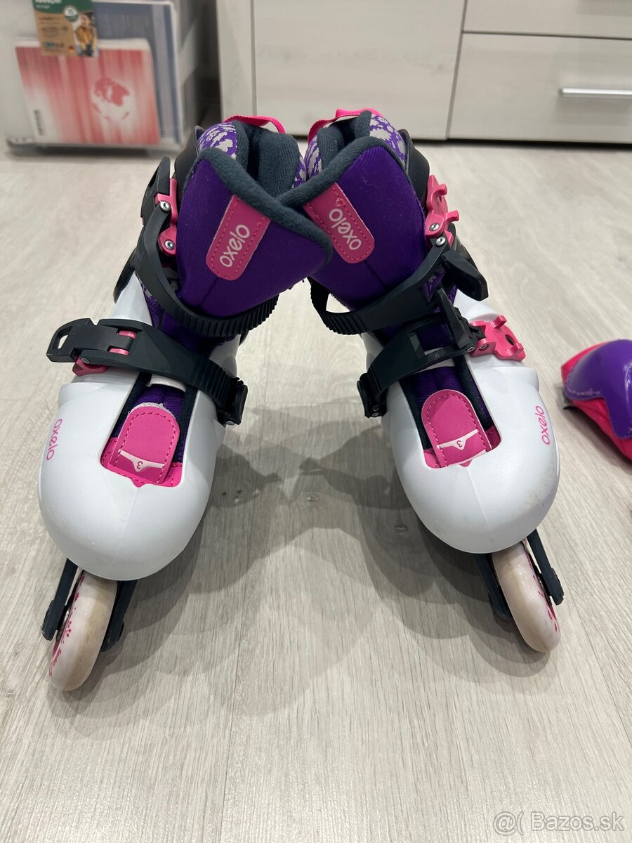 Korčule kolieskové + chrániče - 5