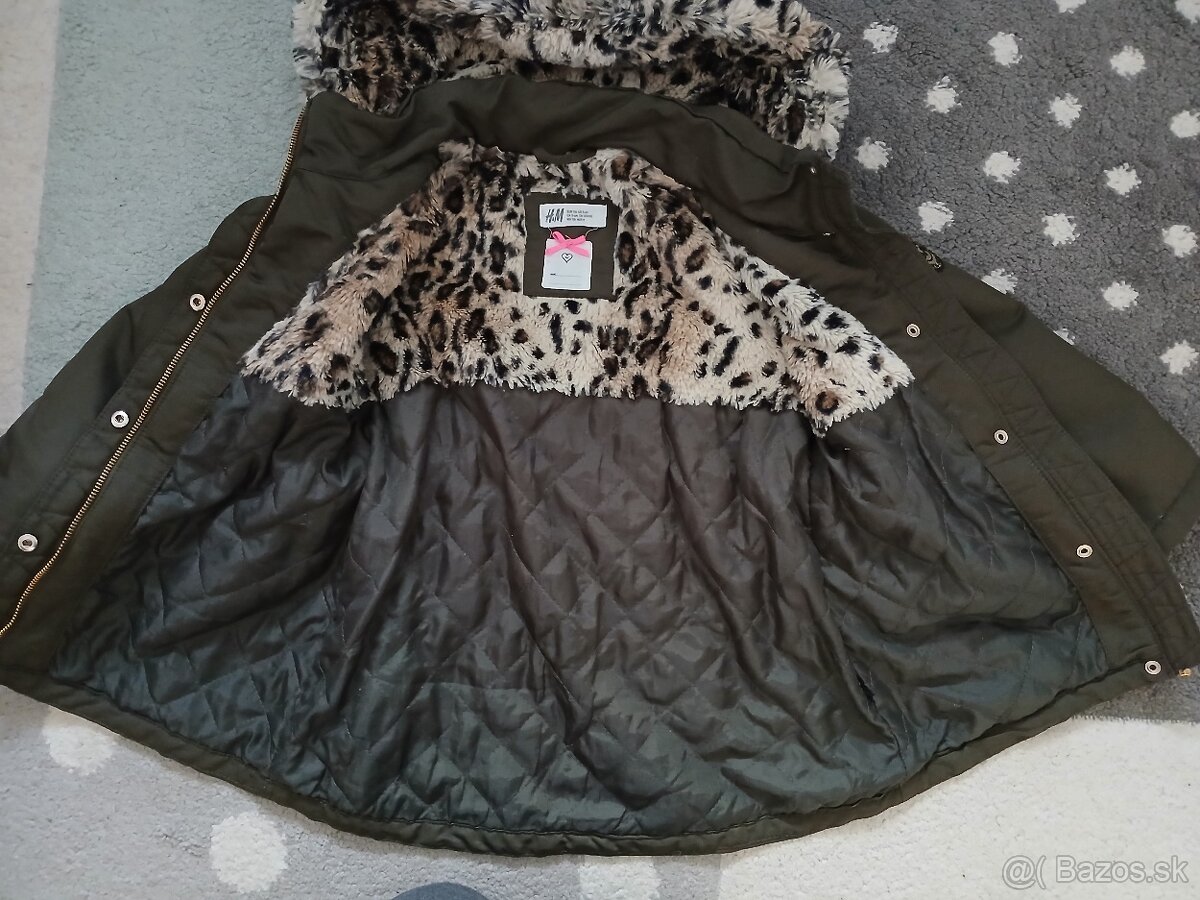 Dievcenska tepla prechodna bunda 116 - 5