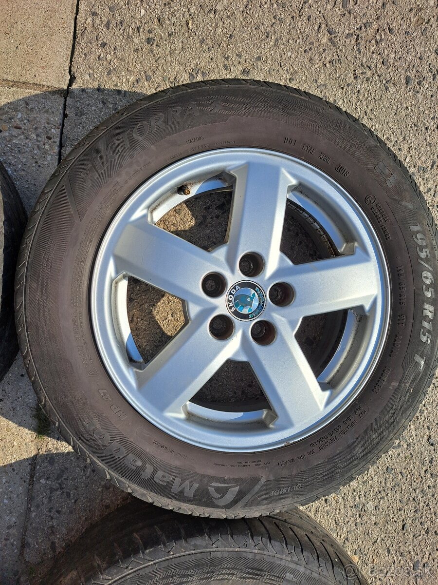 5x100 R15 Škoda - 5