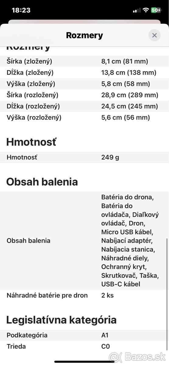 Predam / Vymením Dron DJI Mini 2 Se Fly More Combo - 5