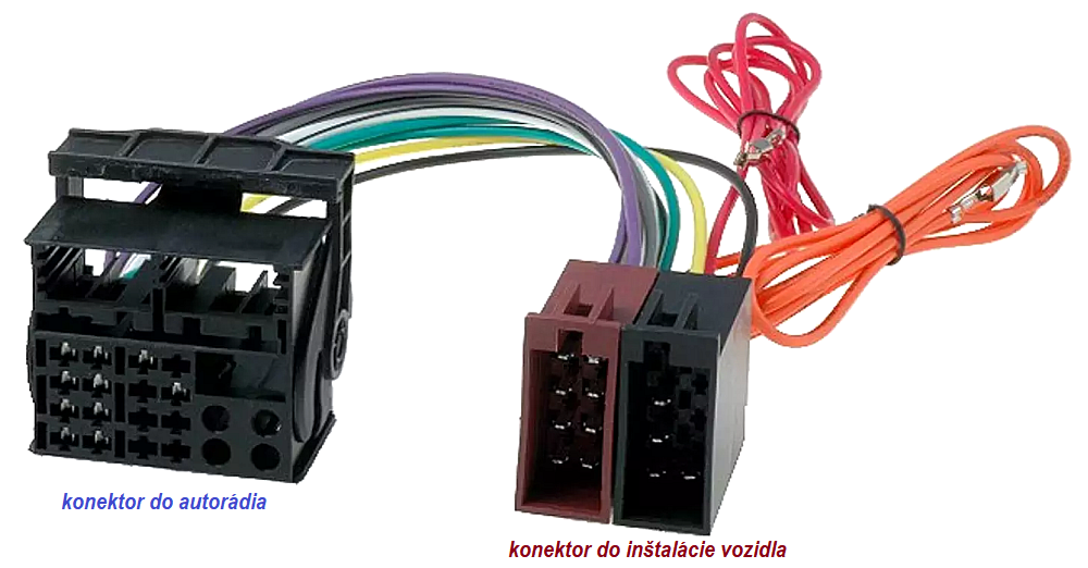 Redukcia inštalácie ŠKODA, VW, AUDI, SEAT na ISO - 5