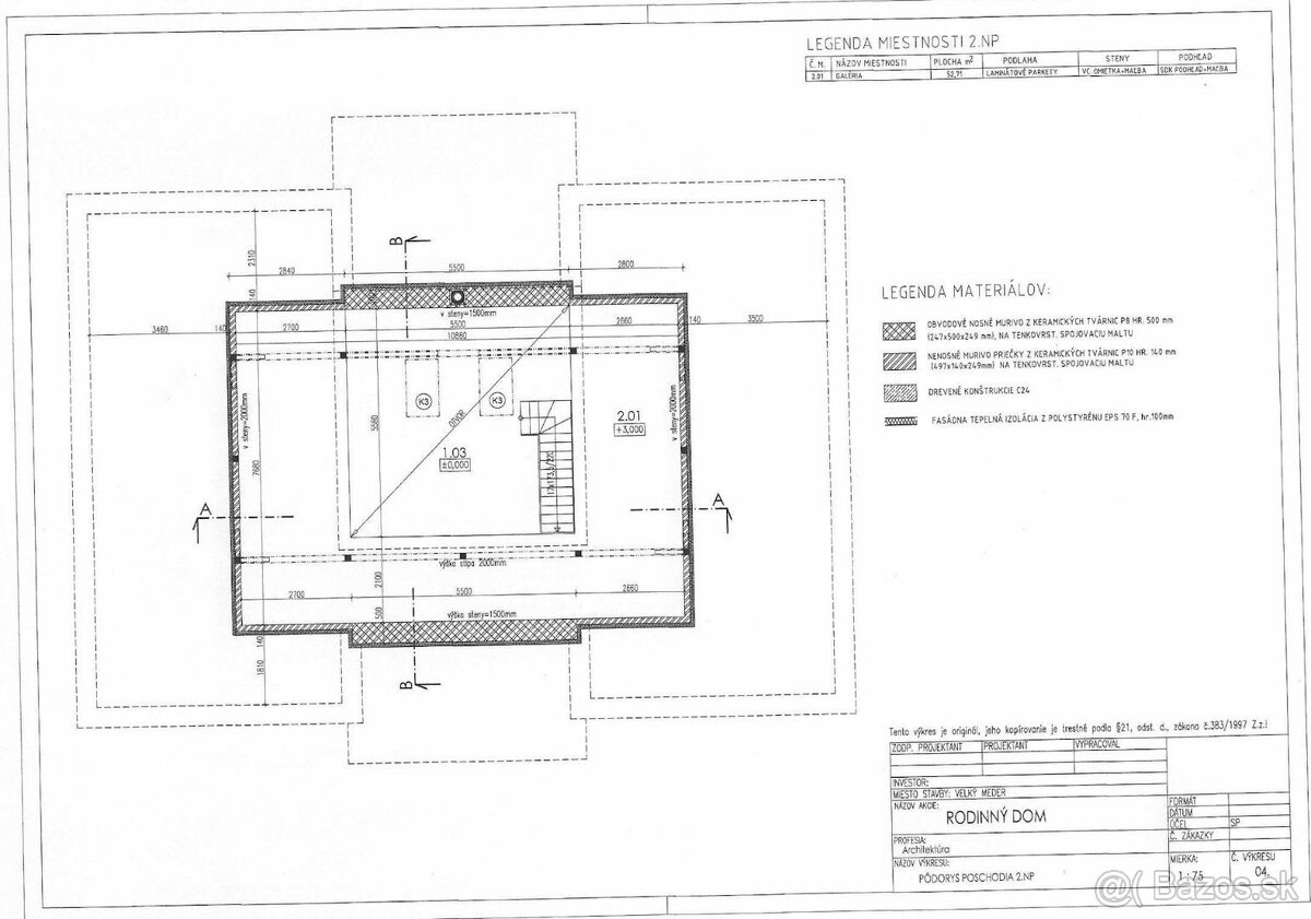 Rozostavaná stavba s veľkým pozemkom na predaj - 5
