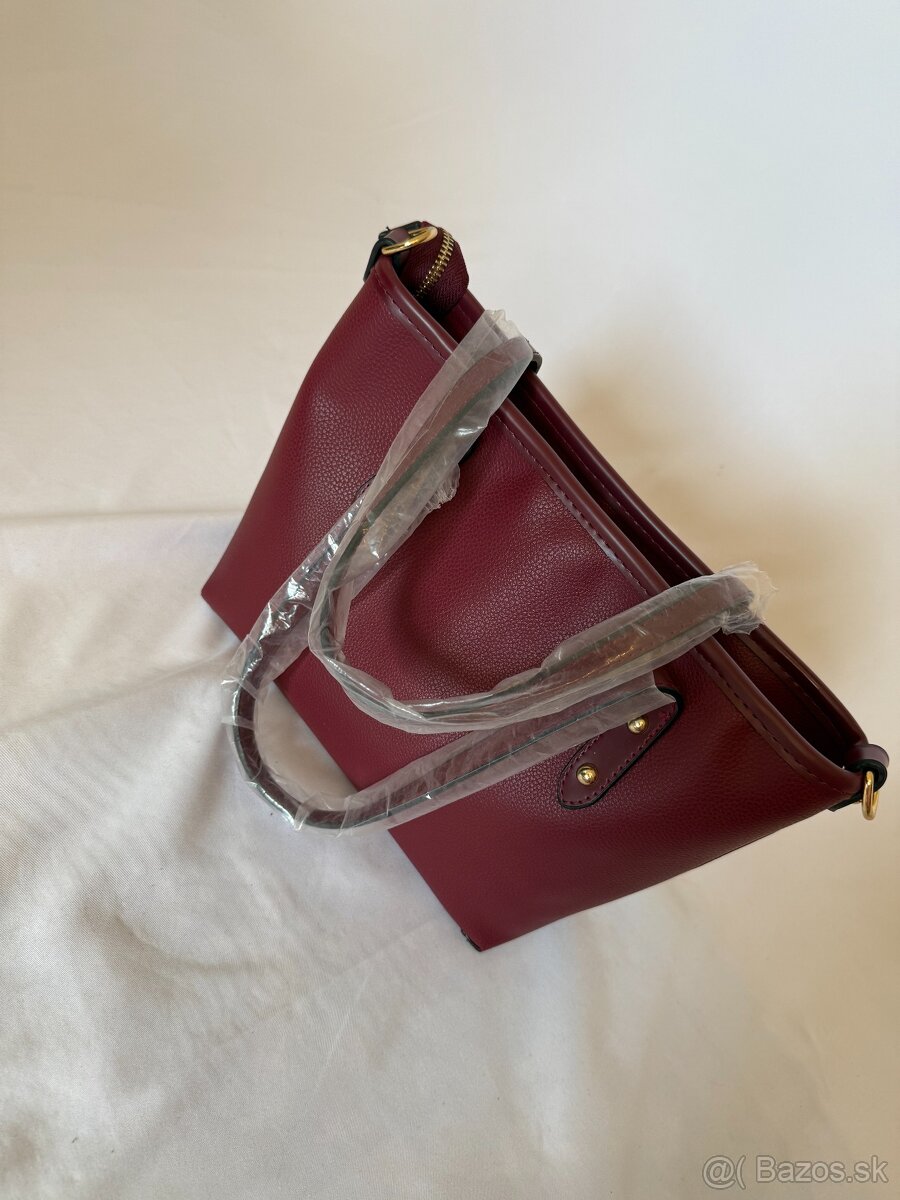 Coach burgundy tote bag - 5