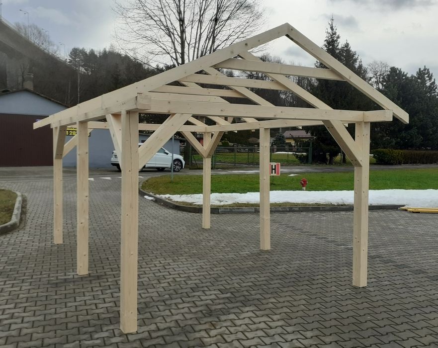 Drevený prístrešok 4,6x3,5 m s dovozom ČR i SR - 5