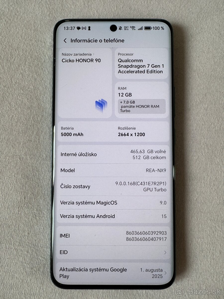 Predam Honor 90 12GB Ram 512GB ulozisko - 5