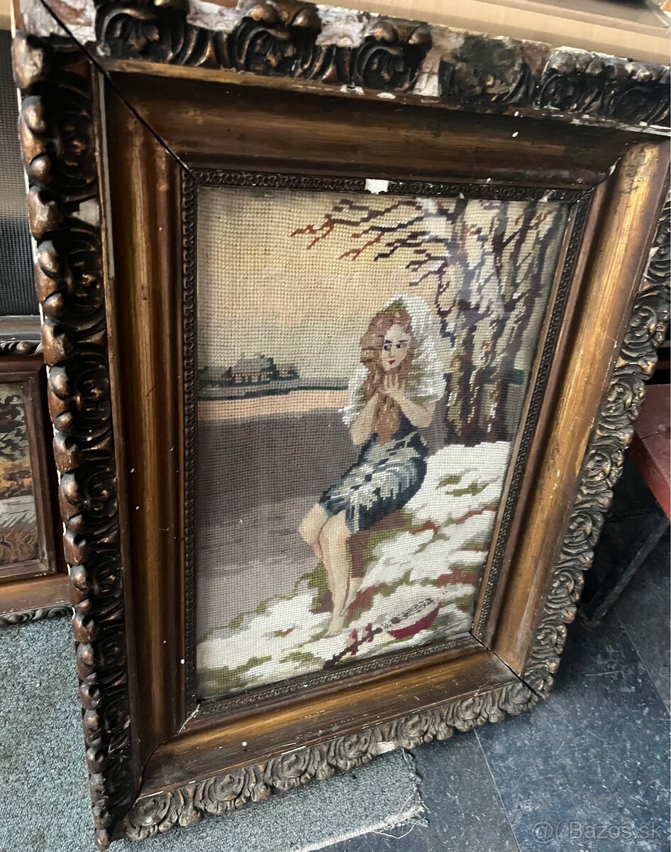 Staré gobelíny a olejomaľby - 5