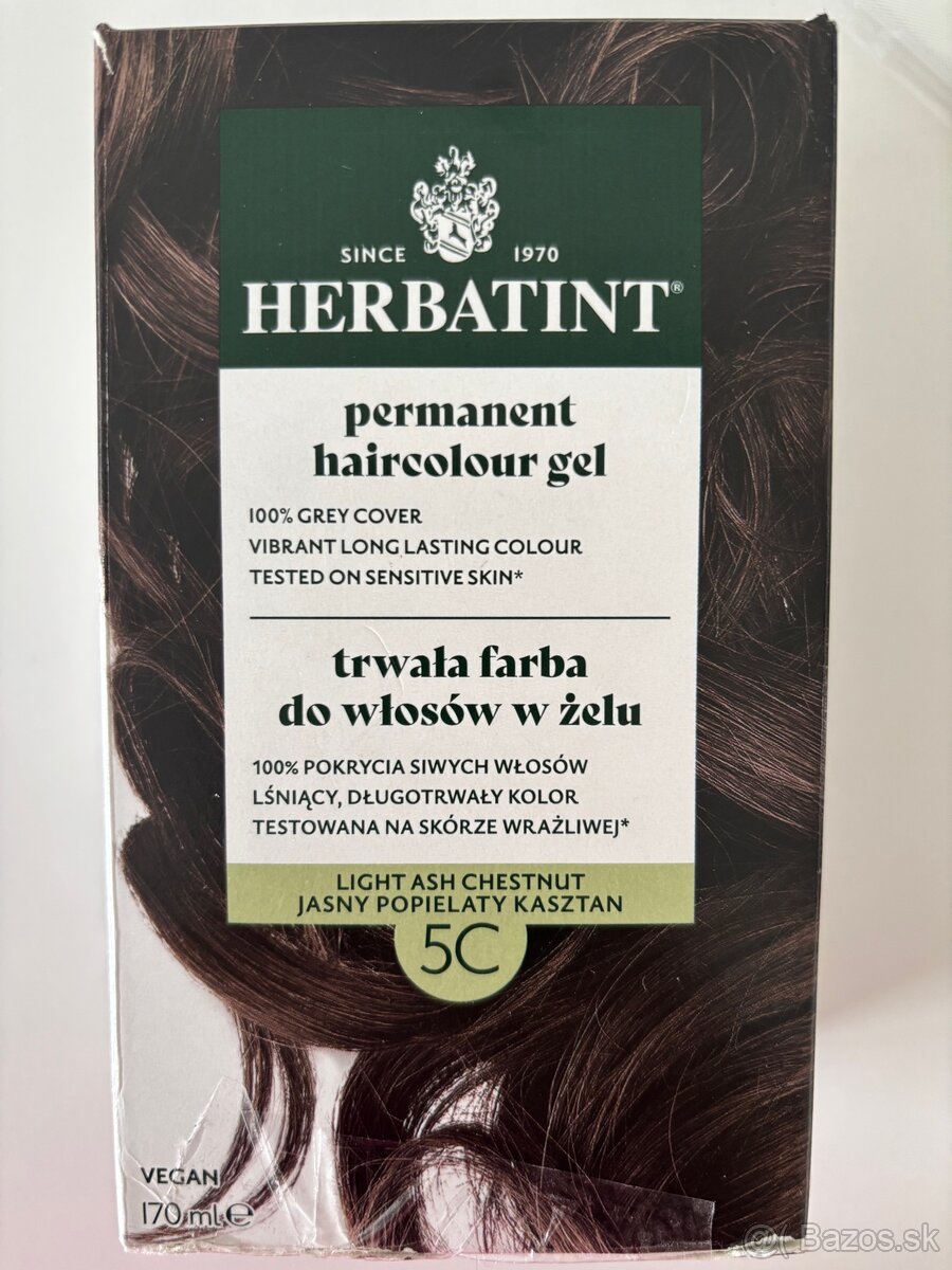 Prírodná farba na vlasy zn. Herbatint - 5