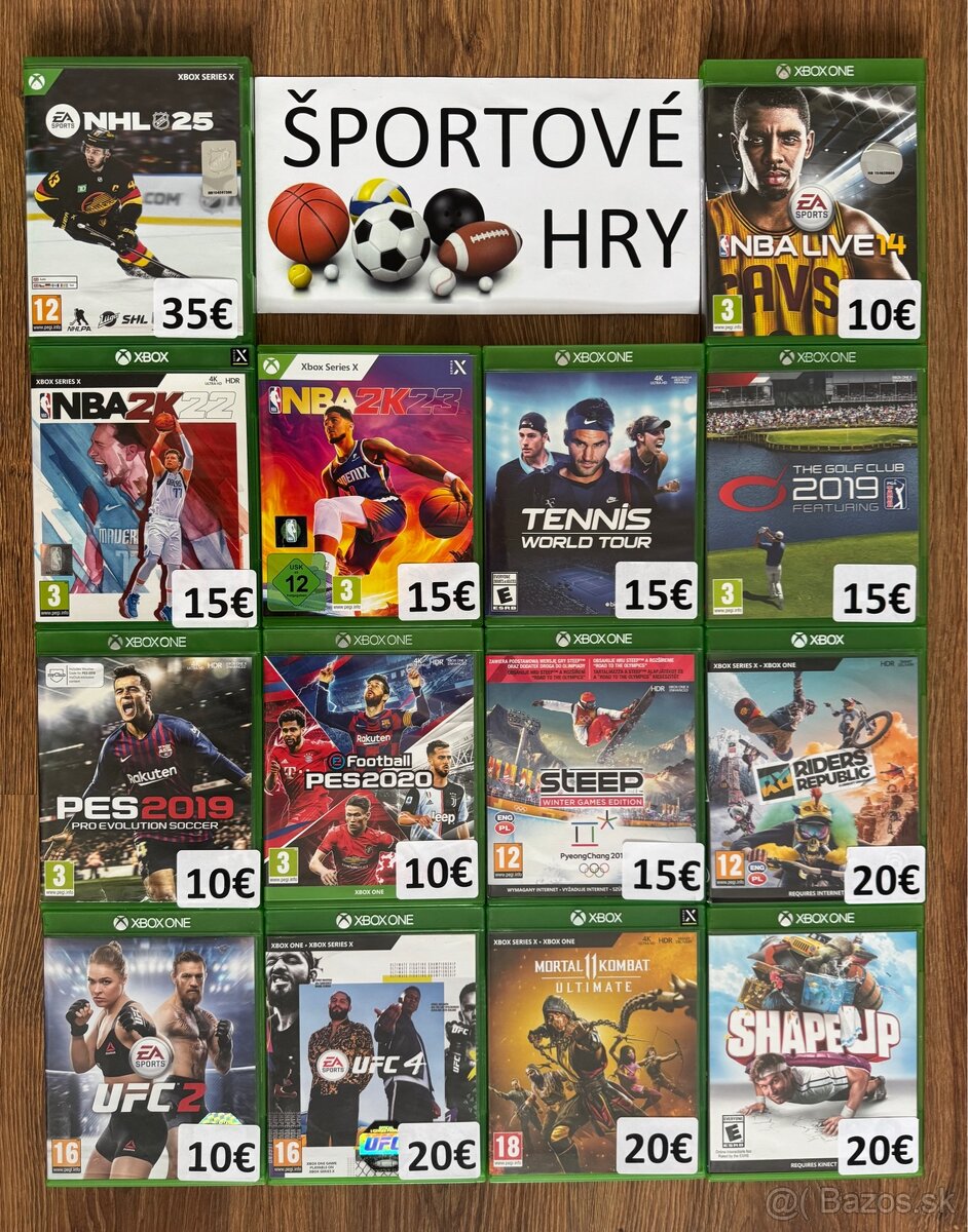 HRY na XBOX ONE a SERIES X (4+1 alebo 6+2 ZDARMA) - 5