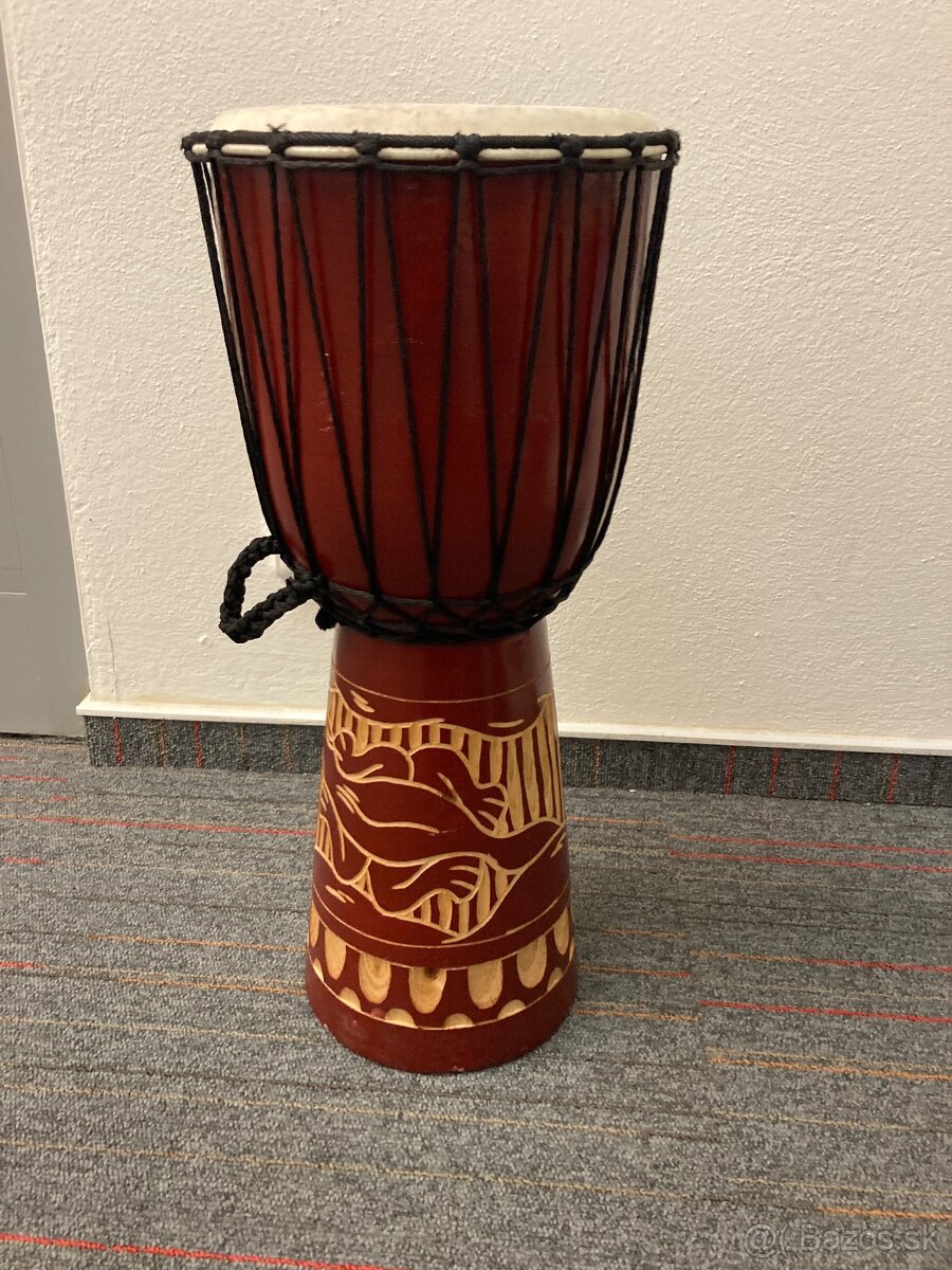 Djembe bubon zdobený výška 50cm - 5