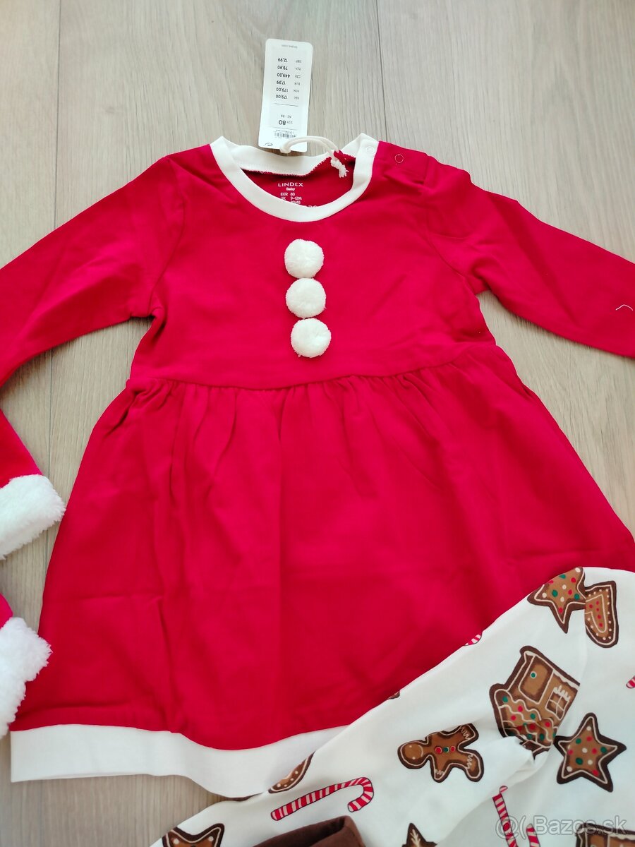 Vianočné šaty a súpravy/ body - 5