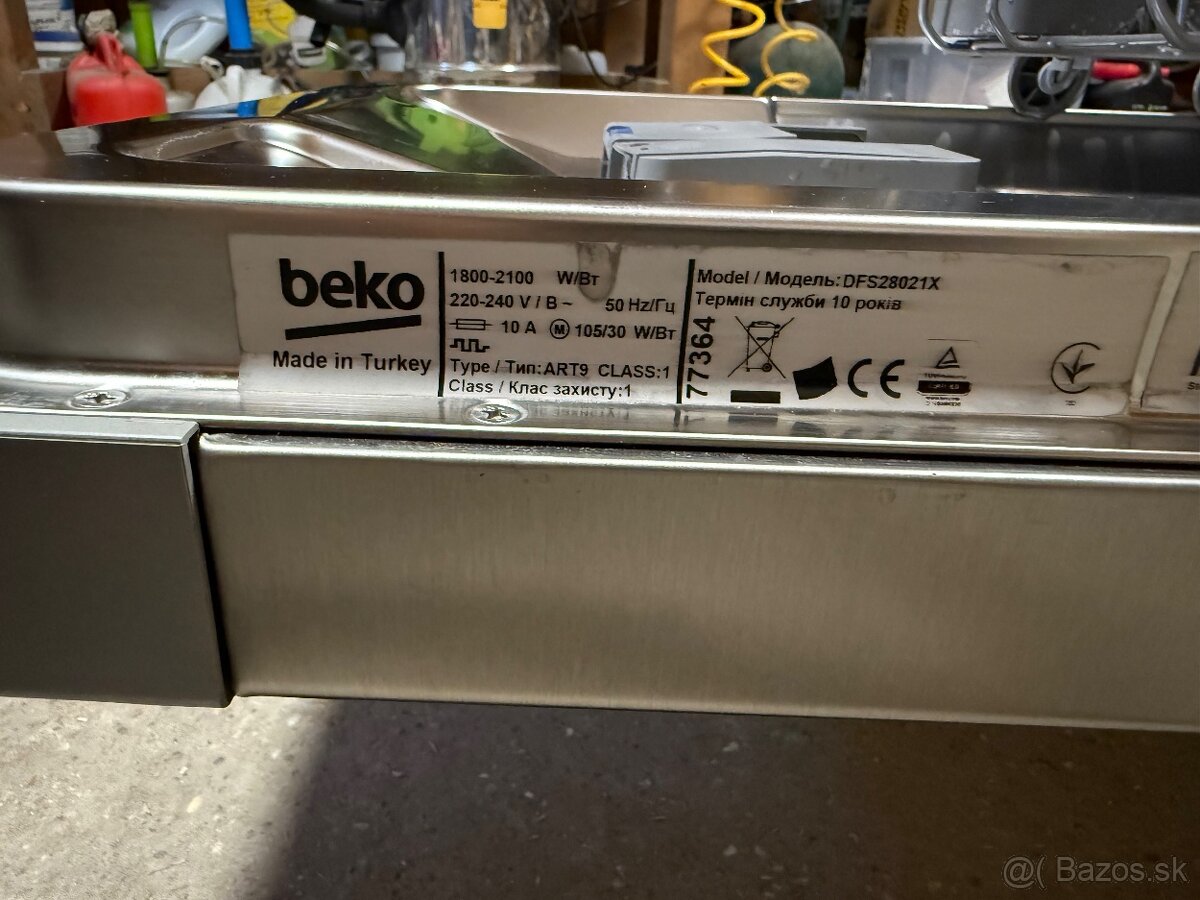 Predám umývačku riadu Beko DFS28021X - 5