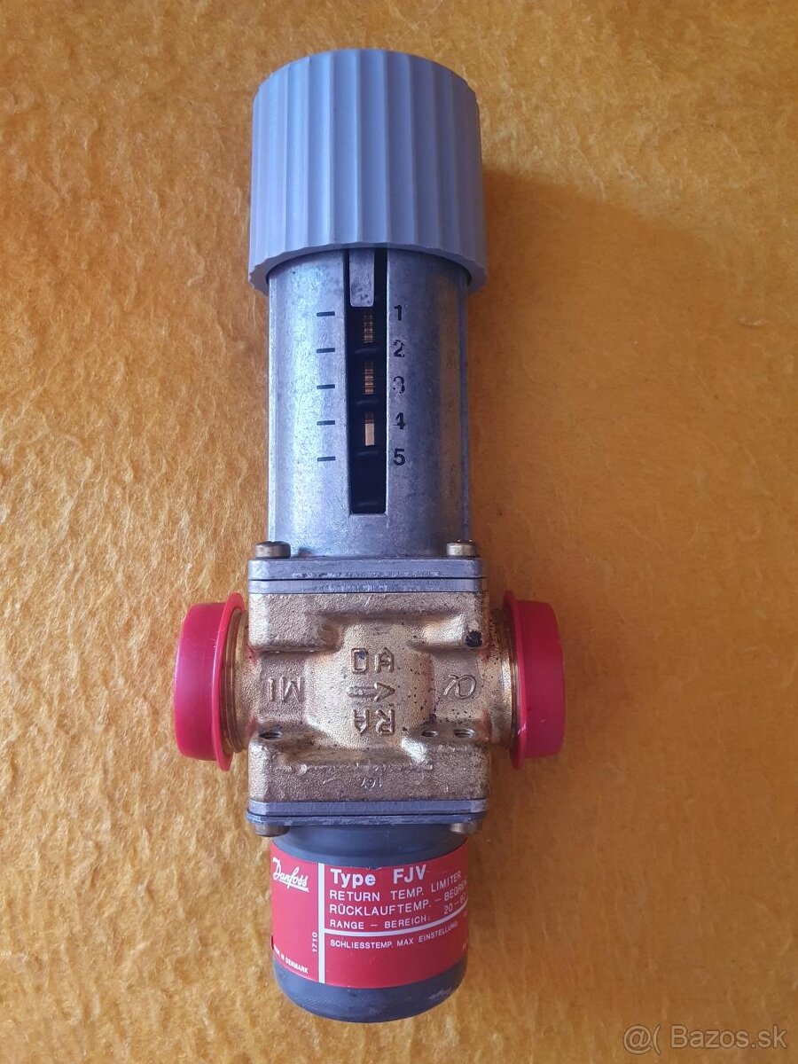 Termostatický ventil - obmedzovač teploty spiatočky Danfoss - 5