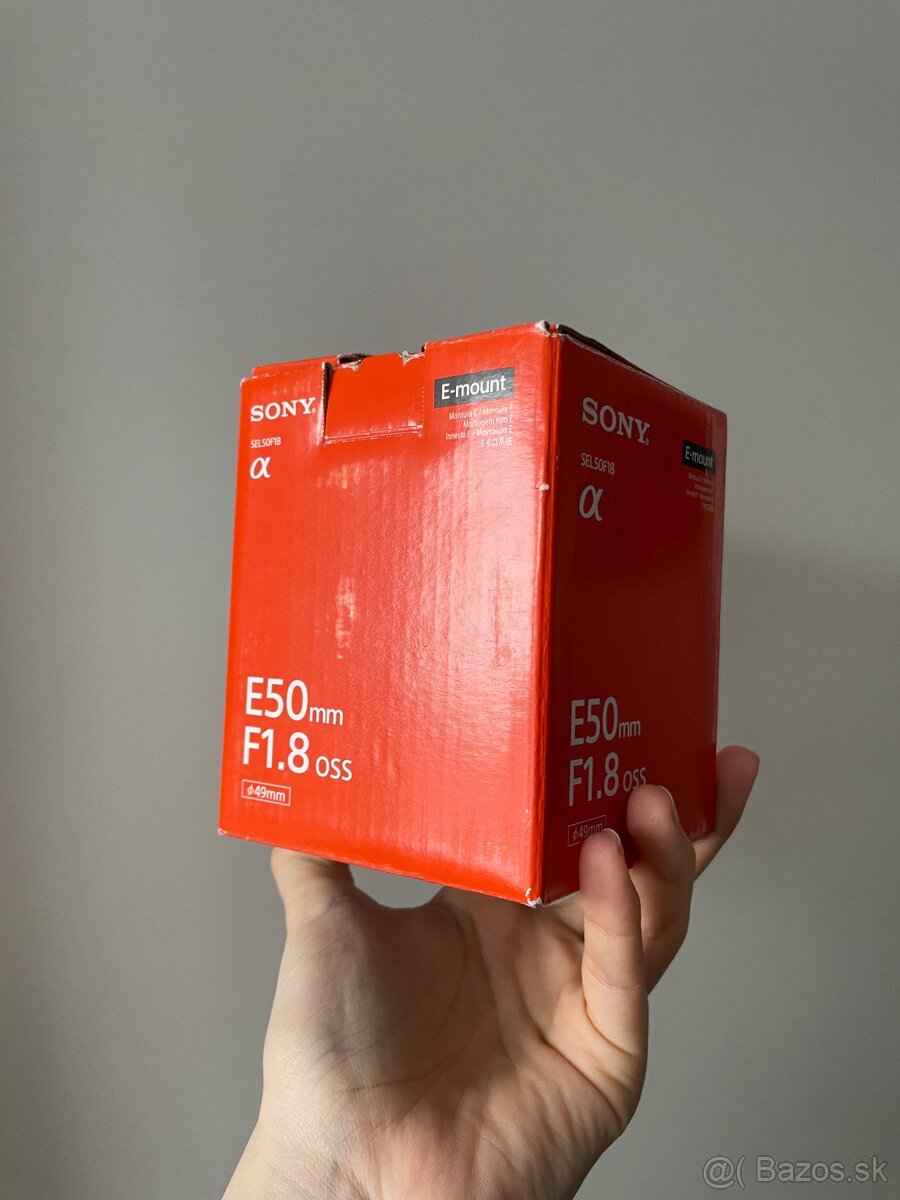 SONY objektív 50mm F1.8 - 5