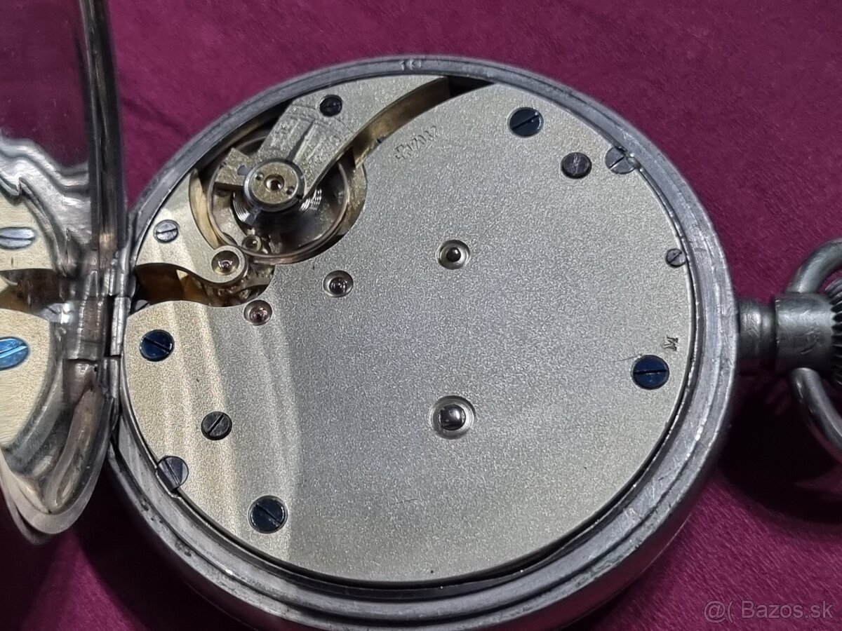 Veľké,8 dňové vreckové hodinky. - 5