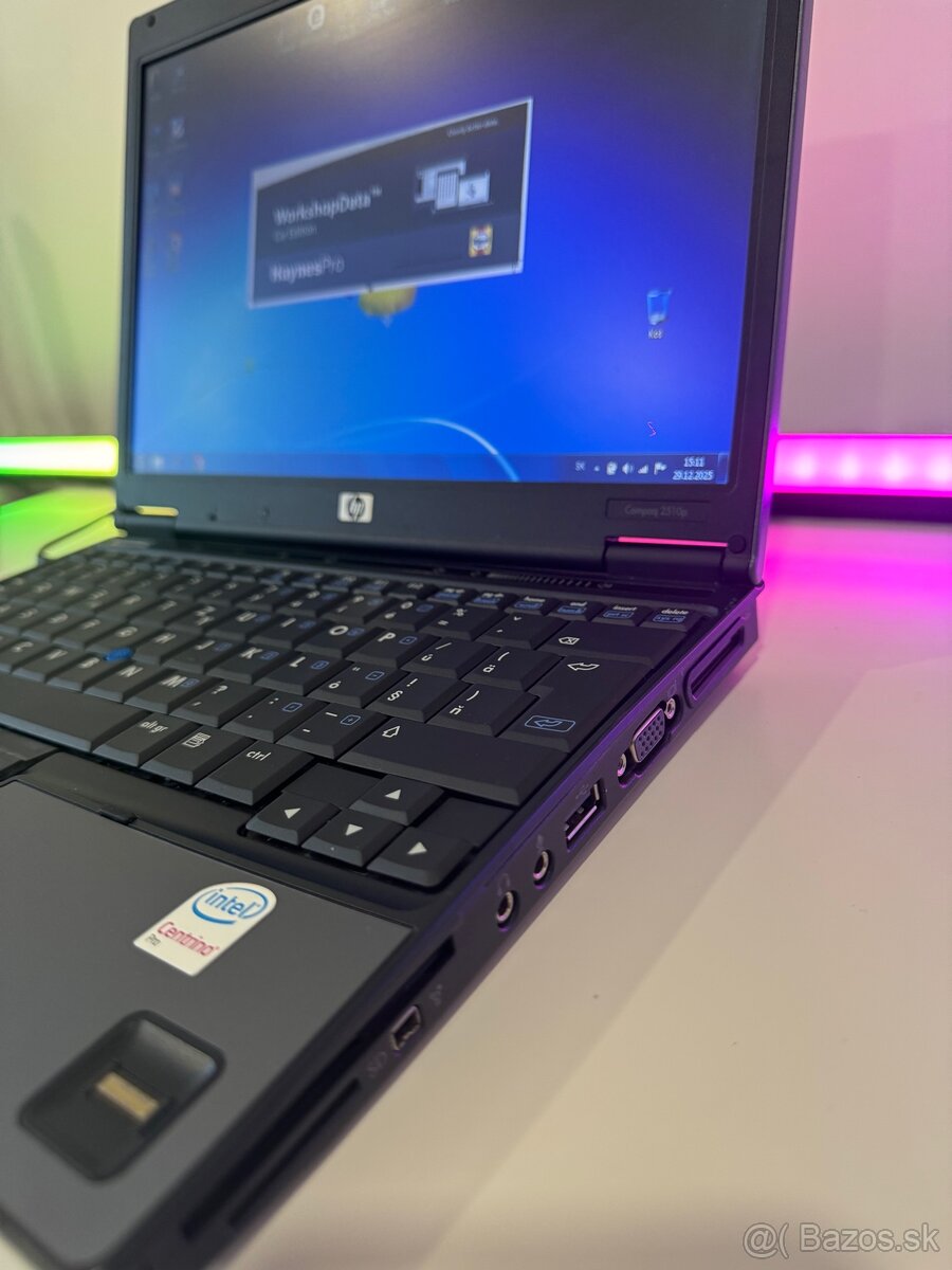 Malý šikovný notebook HP Compaq 2510p - 5