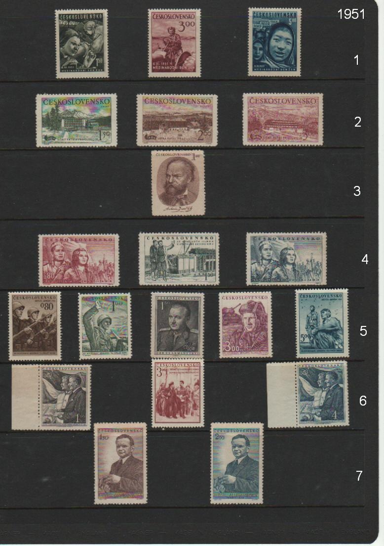 Známky Československo - 5