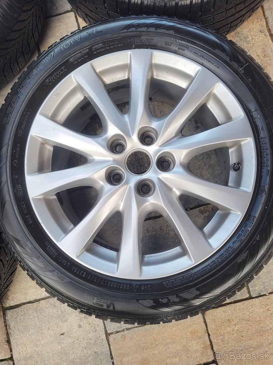 Predám disky so zimnými pneu pre Mazdu - 5
