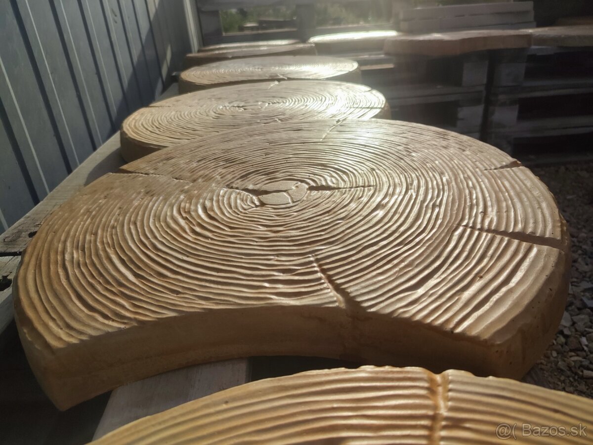 🌳 Betónová dlažba – imitácia dreveného pňa 🌳 - 5