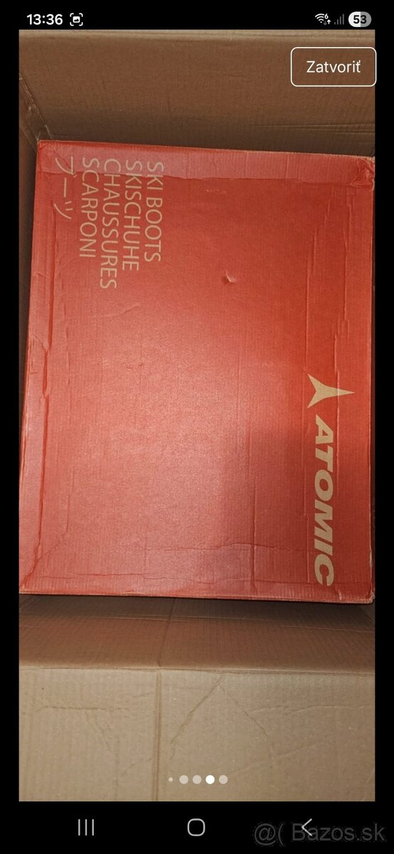 Predám lyžiarky Atomic Hawx Ultra 130S veľ.38 - 5