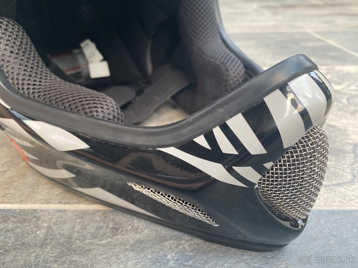 Predám prilbu 661 SIXSIXONE evo wired black/red - 5