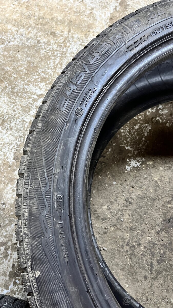2X zimné pneu 245/45 r19 - 5