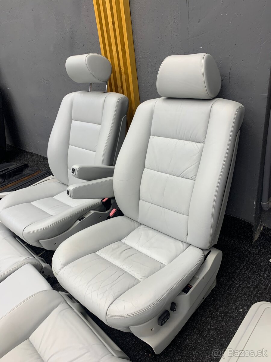Biely interiér pre bmw e32 long - 5