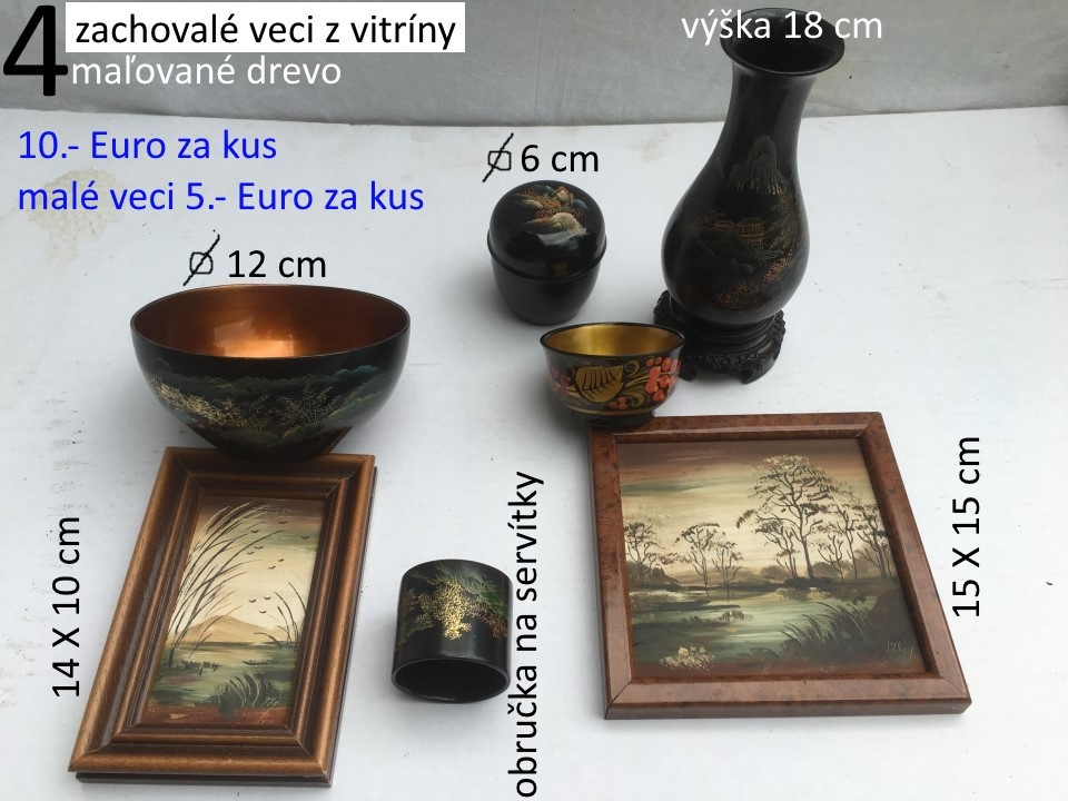 Orientalne dekoračné predmety z vitríny - 5