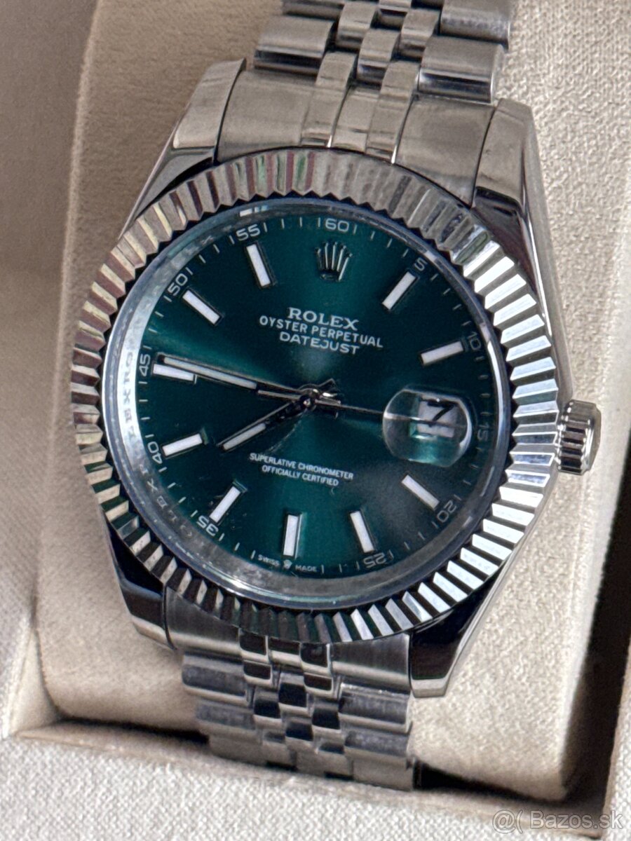 Rolex Datejust green 41mm 1:1 - 5