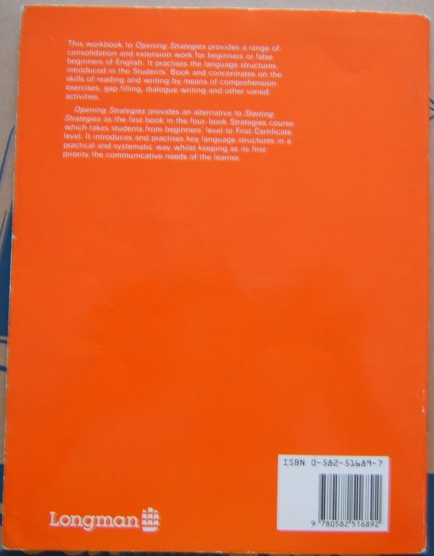 OPENING STRATEGIES, BLUEPRINT INTERMEDIATE, TWO - 5