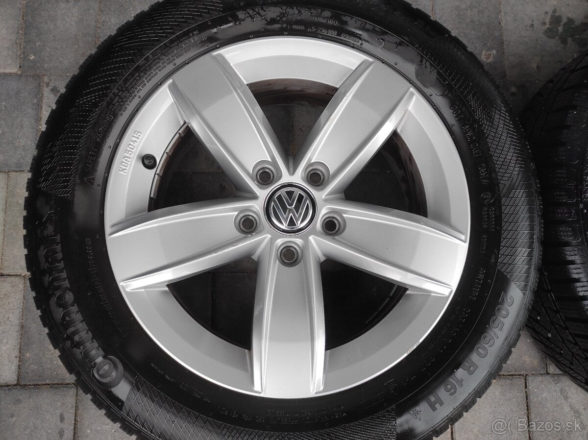 Zimná sada VW 16" 5x112 205/60 R16 - 5