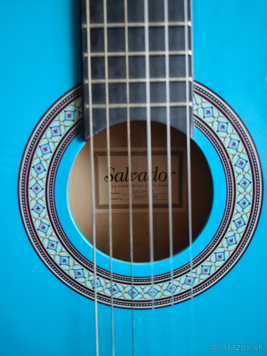 Klasická gitara Salvador pre deti + obal - 5