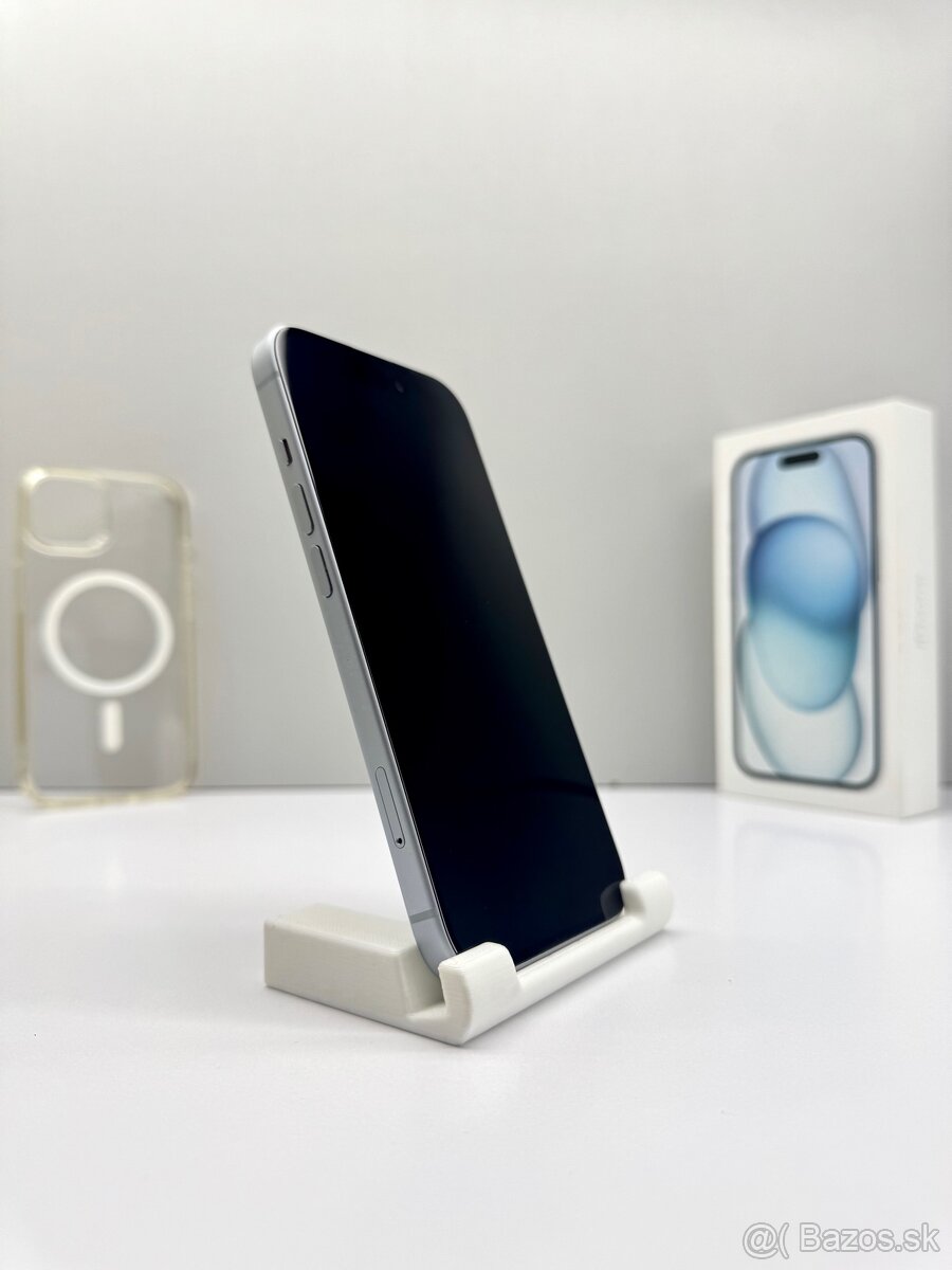 Apple iPhone 15 BLUE 128GB ORIGINÁL STAV+Príslušenstvo - 5