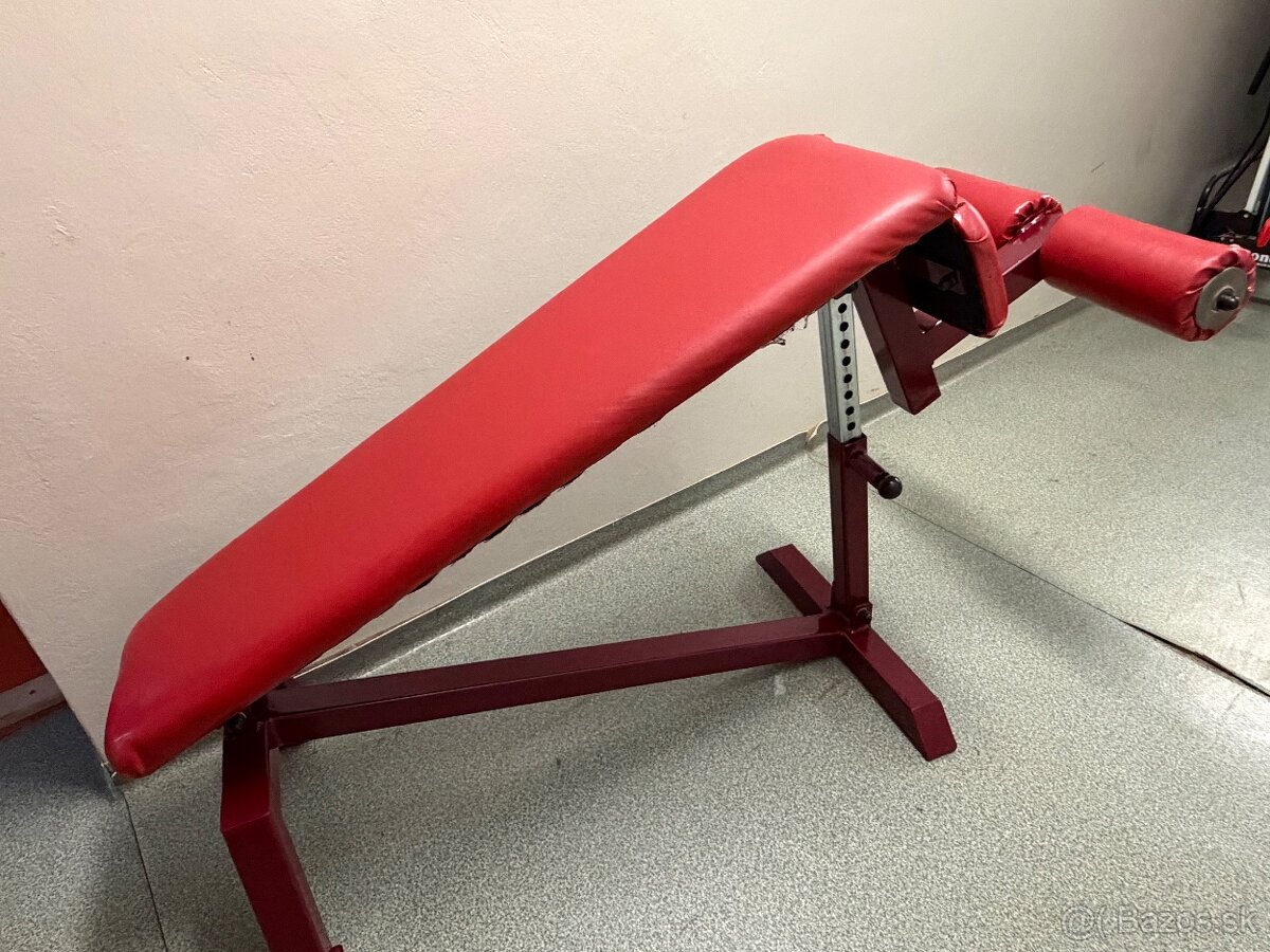 Šikmá lavička na brucho - 5