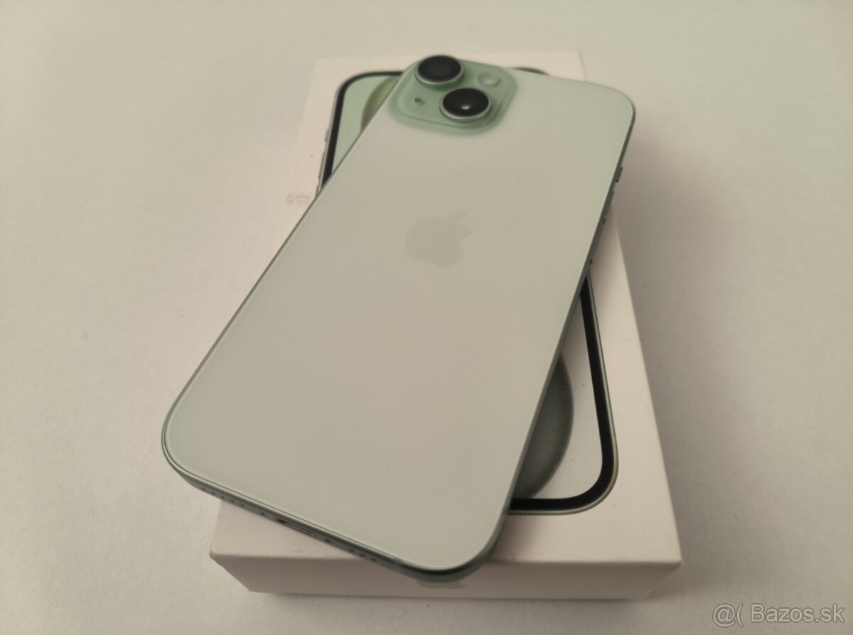 apple iphone 15 128gb Green / Batéria 87% - 5