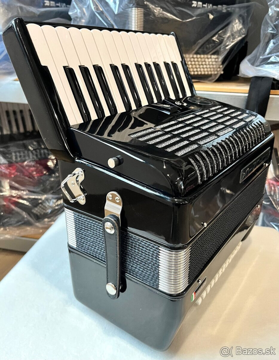 Predám nový akordeón BELTUNICA Vivaldi- De Luxe 60 basový- n - 5